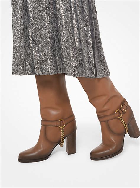 chunky boots michael kors|Michael Kors burnished boots.